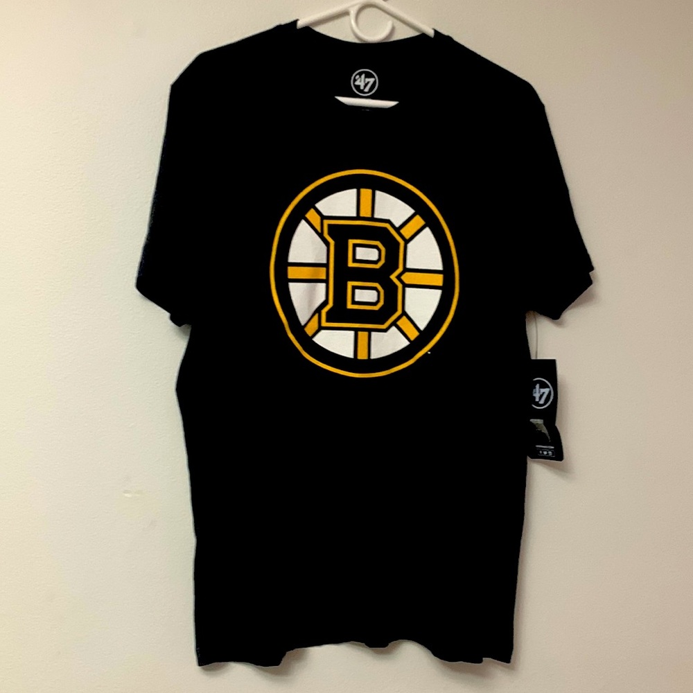 NWT Boston Bruins Fanatics Branded NHL Black Tshirt. Size Medium